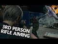 Third Person Rifle Aiming Instead of Iron Sights - Resident Evil 4 Remake (Mod)