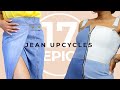 17 Epic Ways To Upcycle Your Old Jeans! | Denim Thrift Flips
