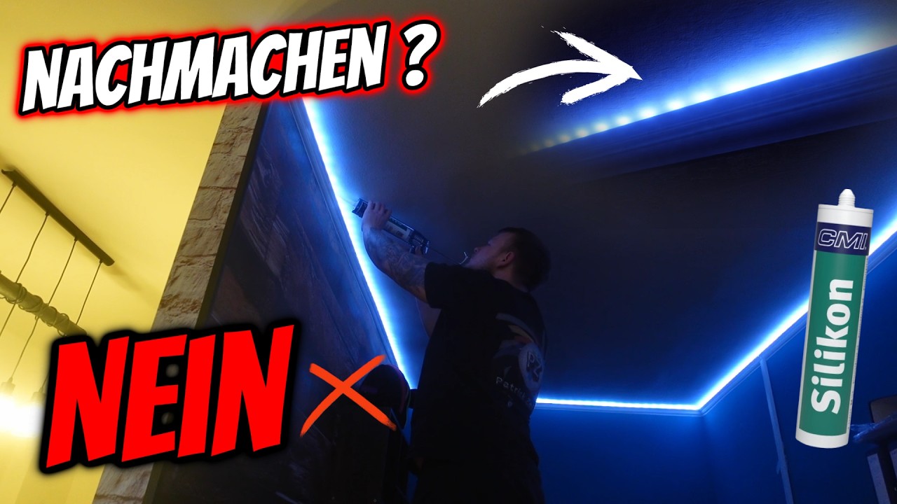 LED Band mit SILIKON zum LED NEON Streifen machen? | Ich hab's getestet | Patrick Zeller