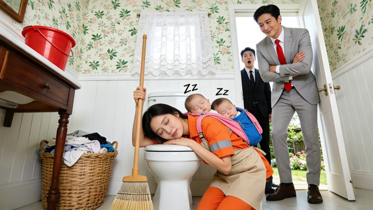 CEO ไม่เคยยิ้มตั้งแต่เกิด! พอเห็นแม่เลี้ยงเดี่ยวทำความสะอาดหลับบนฝารองนั่ง เขาก็ตกหลุมรัก!#drama