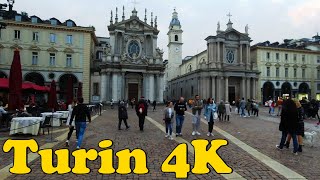 Turin, Italy Walking tour [4K].