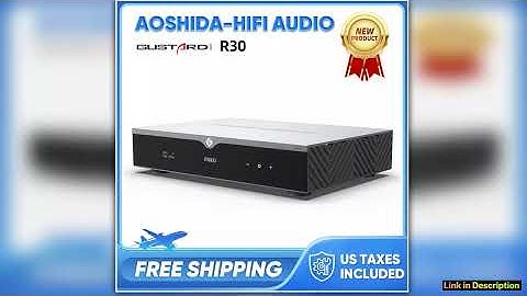 Gustard R30 Fully Discrete R2R Network Streaming DAC DSD PCM768K IIS FPGA NOS Triple Digital Filter