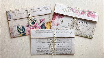 ‘Craft With Me’ - #roxysweeklychallenge - Envelope Expandable Ephemera Holders - Week 10