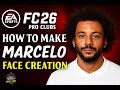 EAFC26 FACE SERIES: Ep12–How to Make Marcelo – ProClubs Face Creation #eafc26 #viral #reels #shorts