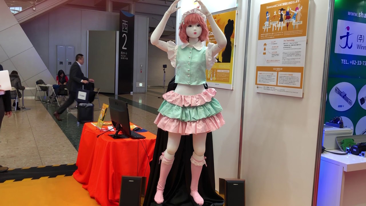 155cmの動く等身大フィギュア 高坂ここな が踊る Youtube