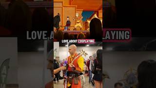 Avatar Fan Cosplayer Explains His Wisdom Card Movement #shorts #comiccon #cosplay