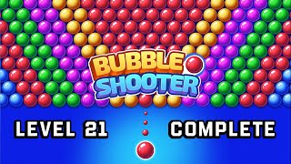 🎯 Bubble Shooter Level 21 | Perfect Aim & Full Walkthrough 💥 Bubble Shooter Gameplay | IVYGAMES screenshot 3