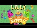 Tinatin happy birt.ay lilly personalized songs for kids  