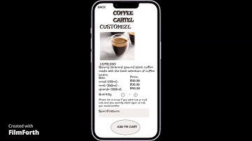 Coffee Shop App Prototype