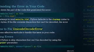 Resolving UnicodeDecodeError: 'charmap' When Using BeautifulSoup in Python Profile