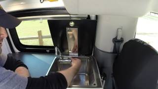 Sink & Window operation- Recon Campers Nissan NV200/ Chevy City Express Camper Van