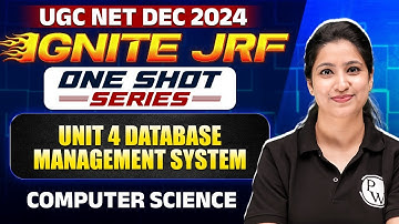 Unit 4 Database Management System | One shot Revision | UGC NET Computer | Puneet Mam