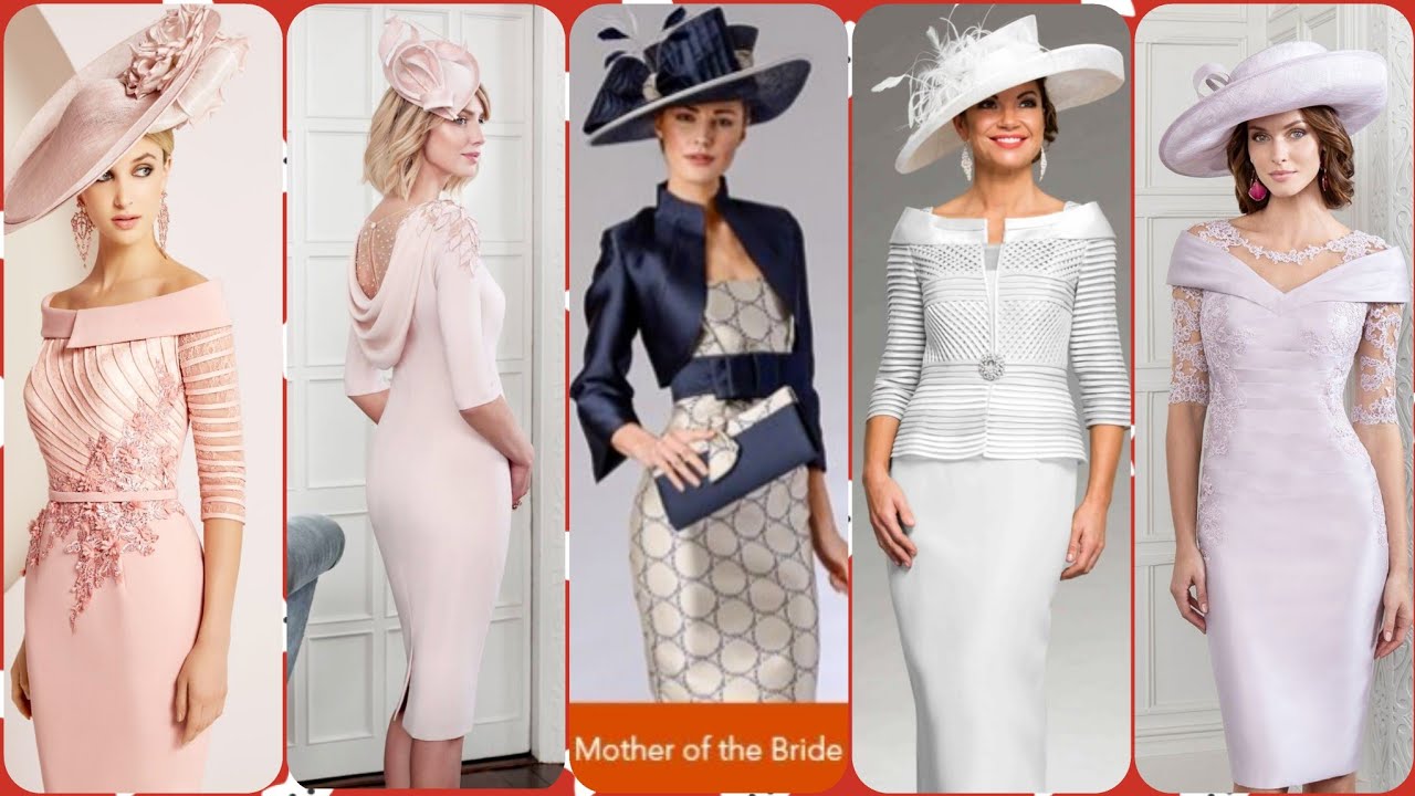 Mother of the Brides Outfits With Hats/Beautiful Ideas To Look Good Mother Of The brides