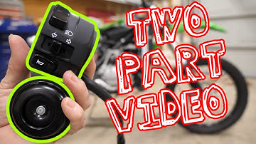 Installing A Motorcycle Horn & Handlebar Switch - In 3 Months Or Less!