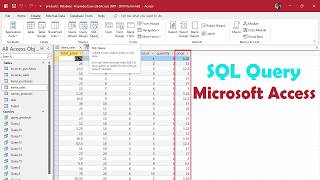 Multiply Columns in Access SQL Query – Step by Step