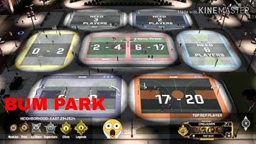 How to get into a bum park (NBA2K20)