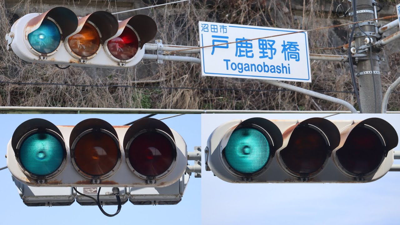 国道17号に残る群濃300】群馬濃色レンズ300mmが4基設置されている