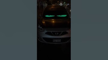 Miootly Flexible Matrix Pixel Panel for Car: The Future of Car Signage!