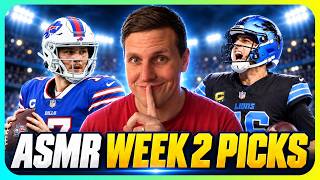 Predicting EVERY NFL Week 2 Game 🏈 | ASMR