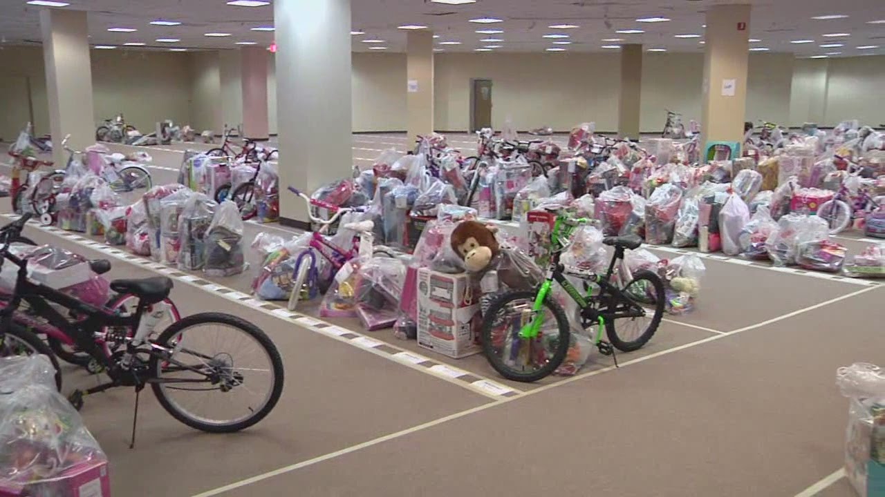 Salvation Army toy pickup