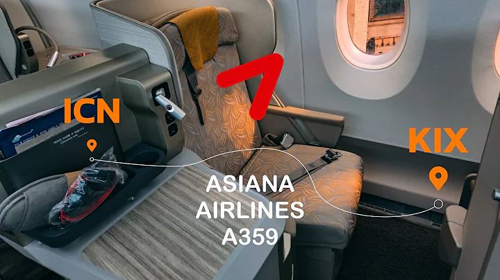 Asiana Airlines A350-900 Business Class Review | Exceptional In-Flight Dining | Incheon to Osaka