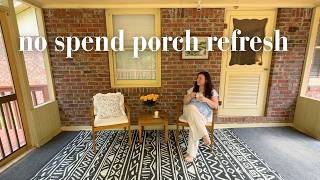 I Turned My Porch into My Favorite Place to be this Summer for Free ☀️