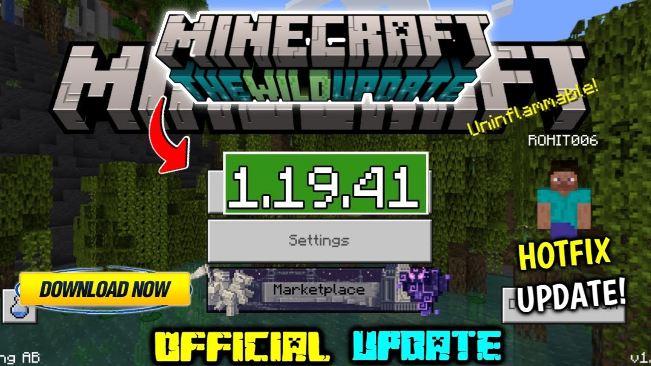 Minecraft Pe 1.19.41 Official Version Released | Minecraft Pe 1.19.41 ...
