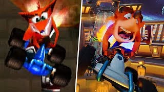 Crash Team Racing Nitro-Fueled - Comparison of Jump Animations | Original Vs Nitro-Fueled