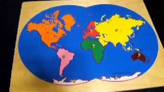 Montessori Cultural/Geography: Continent Map screenshot 3