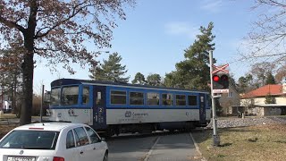 Železniční Přejezd Neratovice Město - 19.3.2022 Czech Railroad Crossing