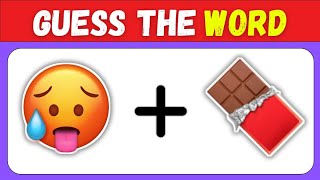 Guess the WORD by Emoji?  Emoji Quiz Challenge 2024 | Emoji Quiz