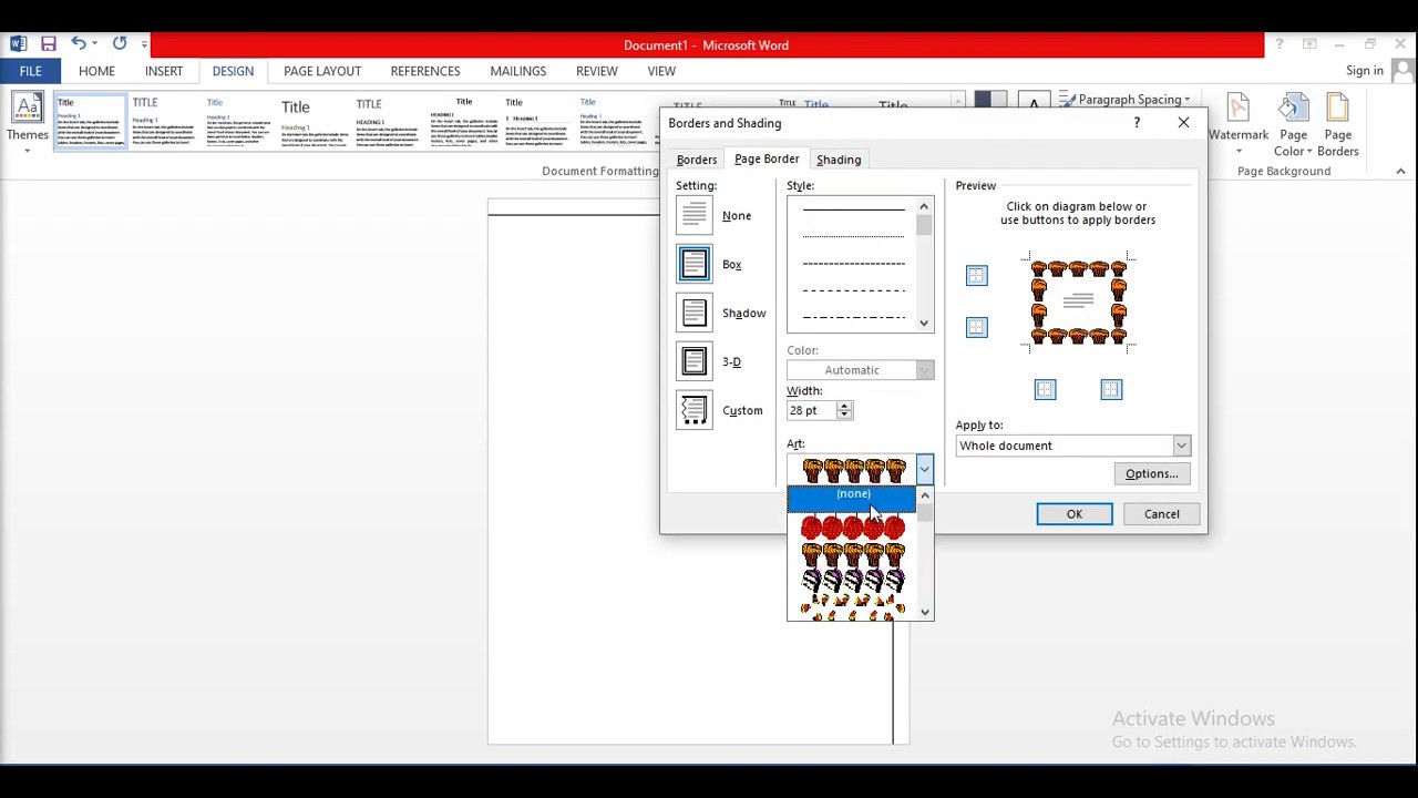 how to customize borders in word how to customize borders in word