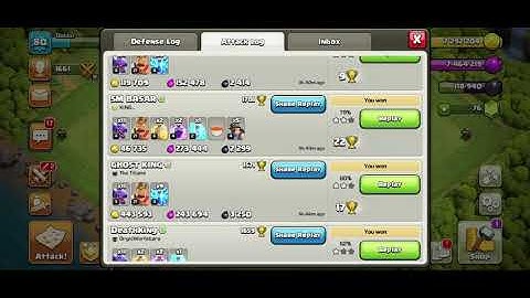 Clash of Clan - TH 9 || Dark Elixir Farming Army