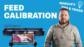 Feed Calibration on Roland Printer | Marcus
