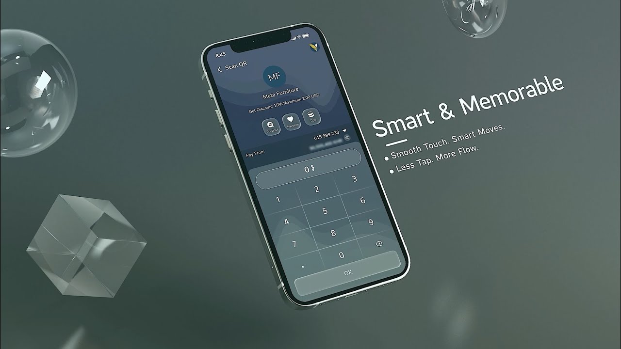 ACLEDA Super App - New Glass Themes! - YouTube