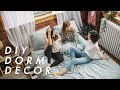 DIY IDEAS FOR DORM & APARTMENT DECOR feat. THESORRYGIRLS | WITHWENDY