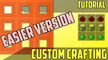 Custom Crafting - Minecraft Command Block Tutorial [1.11][1.10][1.9]