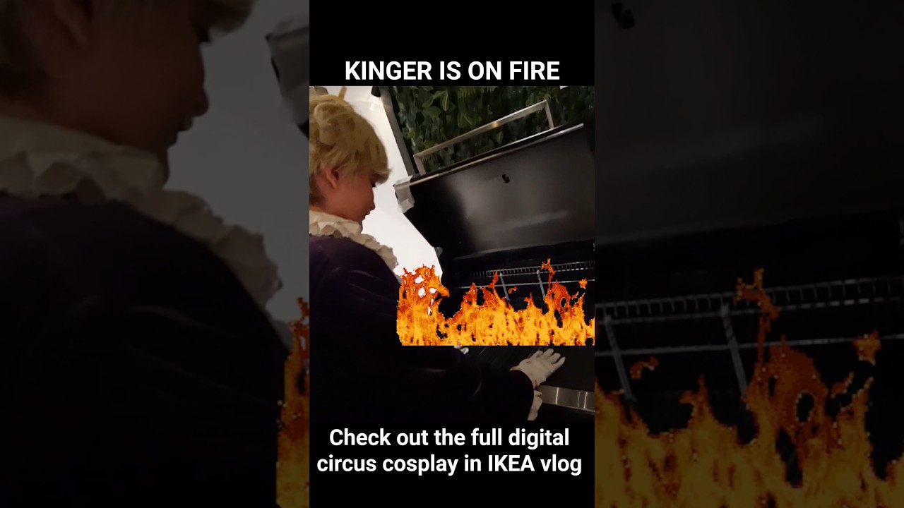 kinger is FIRE #cosplay #comiccon #tadc #digitalcircus #inpublic #vlog #kinger