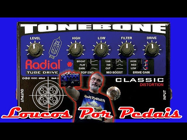 Pedal Radial Tone Bone Classic Distortion Review / Demo - YouTube
