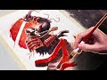 Painting 3 Epic Watercolor Characters For My Subscribers