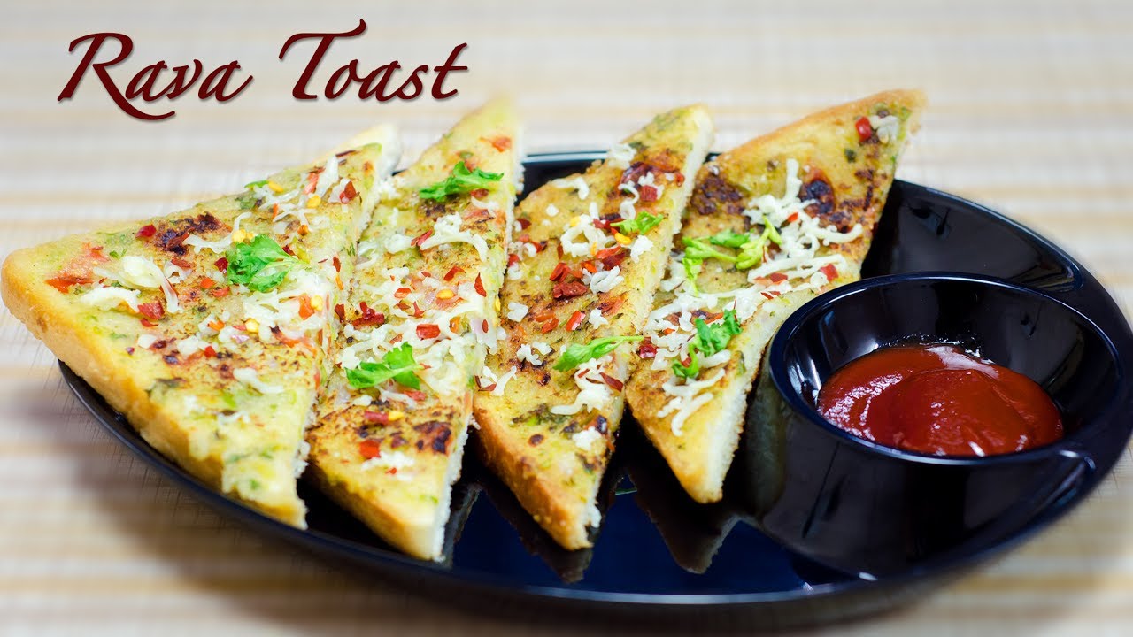Instant Rava Toast Recipe - Crispy Suji Bread Toast, Breakfast and lunchbox recipe | Taste Unfold