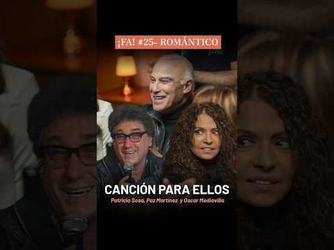 "Canción para ellos" El Paz Martínez y su regalo a Patricia Sosa y Oscar Mediavilla ¡FA! Romántico