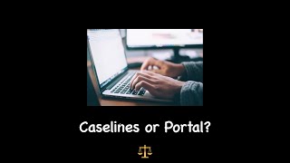 E Filing court documents online (Ontario, Canada): Caselines or Portal?