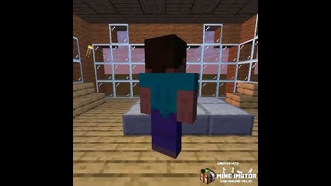 Steve Glowing. [Mine-imator] (no high quality rendering)
