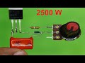 Very Easy Motor and Ac Light Dimmer Circuit ✔✔ - With Only 5 Parts