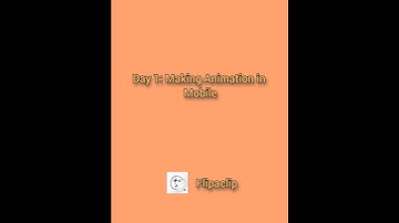 Day 1: Learning 2D Animation in Mobile 📲|| #2danimation #flipaclipanimation #flipaclip #animation