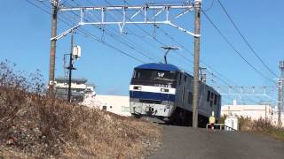 EF210-115号機[吹]代走牽引遅1097レ 安倍川駅～静岡駅間通過 U45A虹コン積載