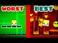 Geometry dash all official levels worst to best includes world meltdown and subzero
