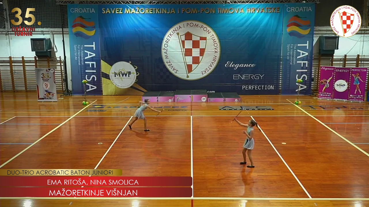 2020. SMPTH 35. DRŽAVNI TURNIR: DUO-TRIO ACROBATIC BATON JUNIORI, MAŽORETKINJE VIŠNJAN
