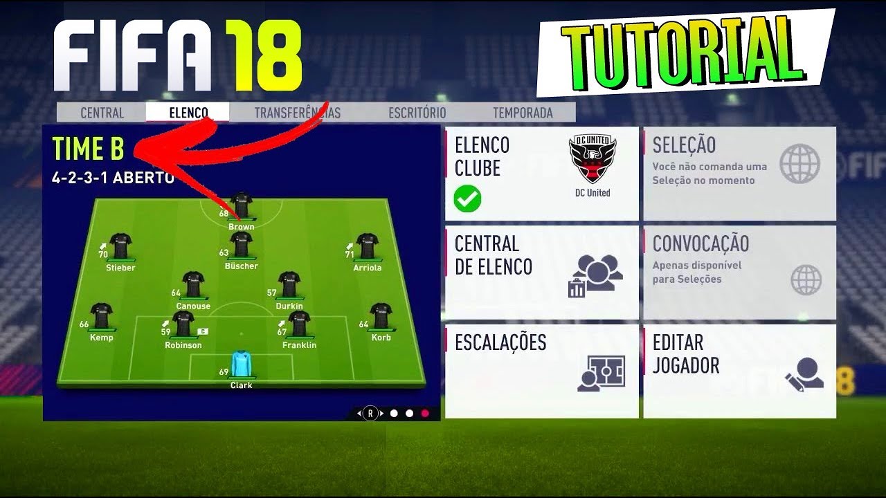 Como seriam os times do Brasil no Fifa 18?